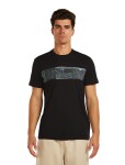ICEBREAKER Mens Mer 150 Tech Lite SS Tee Elev Line, Black velikost: L