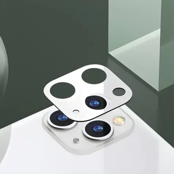 USAMS BH575 pro Apple iPhone 11 Pro bílá / Ochranné sklo kamery / Tvrzené sklo / Optické sklo (BH575JTT02)