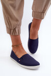 Dámské námořnické slip-on tenisky modré Adrancia 37
