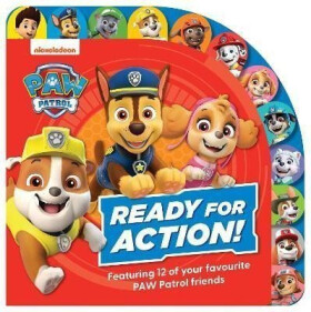 PAW Patrol Ready for Action! Tabbed Board Book - Patrol Paw