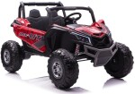 Mamido Dětské elektrické auto Buggy UTV-MX 4x4 LCD MP4 Spider lakované červené