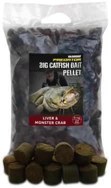 Haldorádó Pelety Catfish Bait Pellet 5kg 24mm Liver/Monster Crab (HD35975)