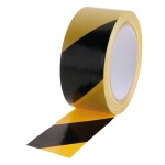 LEVIOR 38947 Páska varovací samolepící, 48mmx33m, černožlutá