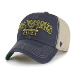47 Brand Pánská kšiltovka Michigan Wolverines NCAA Vintage Tuscaloosa Clean Up Trucker