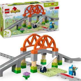 LEGO® DUPLO® 10426 Železniční most a koleje – rozšiřující sada - LEGO® Gabby's Dollhouse™