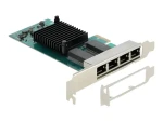 DeLock PCI Express x1 / Síťová karta / 4x Gigabit LAN RJ45 / Intel i350 (88504)