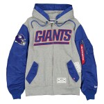 New Era Pánská bunda New York Giants NFL Alpha Industries MA-1 Full-Zip Fleece Velikost: S