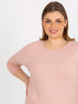Světle růžová halenka JEDNA VELIKOST