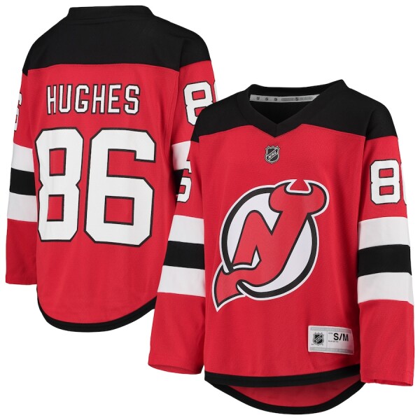 Outerstuff Dětský dres Jack Hughes New Jersey Devils NHL Premier Home Velikost: L/XL