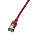 LogiLink červená / Patch kabel / CAT6 / SLIM / U/FTP / 0,3 m (CQ9014S)