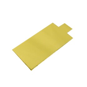 Cake star Podložka pod minidezerty zlato-stříbrná obdelník 9x5 cm