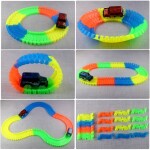 MalPlay Svítící autodráha 360 dílů + 2 auta