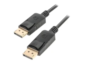 Lanberg DisplayPort M/M 0,5m černá / Kabel DisplayPort / v1.2 / 4K (CA-DPDP-10CC-0005-BK)