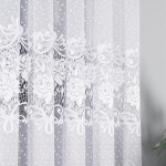 Žakárová záclona DEMETRIA