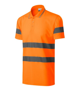 HV Runway polokošile unisex fluorescenční oranžová 2XL