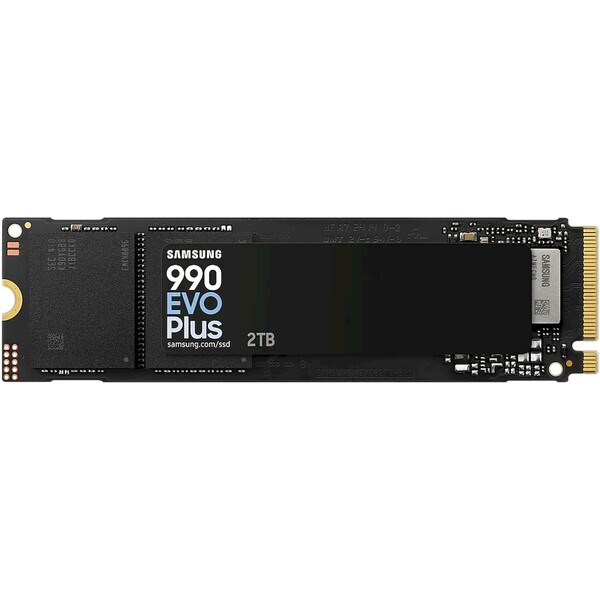 SAMSUNG 990 EVO Plus 2TB / SSD / M.2 NVMe PCI-E 4.0 / TLC / R:7250 MBps / W:6300 MBps / IOPS: 1000K1350K / 5y (MZ-V9S2T0BW)