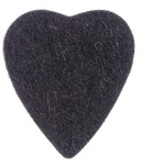 Timber Tones Felt Tones Heart Black Wool Felt