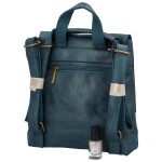 Městský stylový koženkový batoh Enjoy, modrá