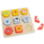 BABU - Dřevěné puzzle Safari pro nejmenší - Babu
