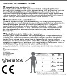 Dětský kostým čarodějnice s netopýry a kloboukem, vel. S, e-obal