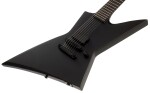 ESP LTD EX-7 Baritone Black Metal Black Satin