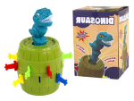 Mamido Zručnostní hra vyskakující Dinosaurus v sudu