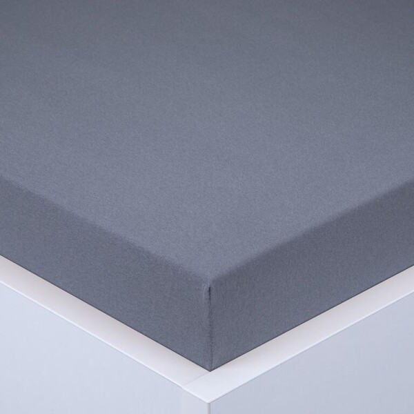 Napínací prostěradlo jersey EXCLUSIVE antracit 180 x 200 cm