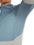 ICEBREAKER Mens Mer 200 Real Des LS Zip H FLBLUE (vzorek) velikost: M