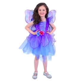 Dětský kostým fialová víla s křídly, vel. M, e-obal