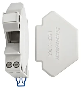 Schrack HSERH010GS / Patch panel / DIN lišta / 1 port / neosazený (HSERH010GS)