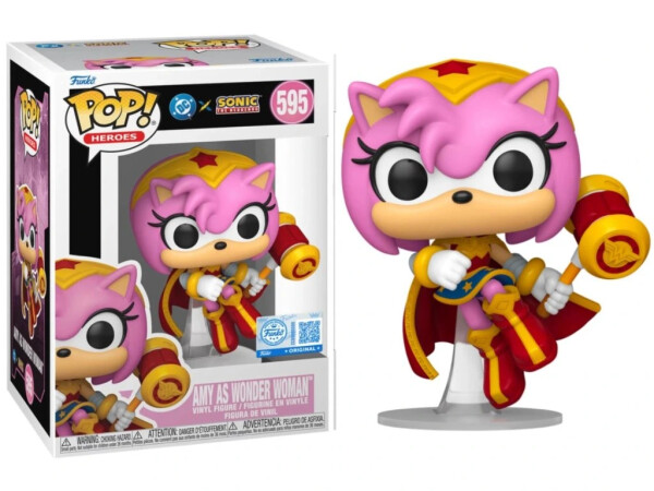 Funko POP Heroes: DC & Sonic - Amy as Wonder Woman #595