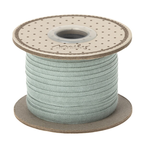 Maileg Dekorativní stuha Dark Mint – 25 m, zelená barva, textil