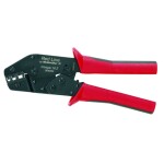 KNIPEX - kleště lisovací - 230mm - čtyřtrnové, stočené kontakty Harting; Ilme; Phoenix; Amphenol; Walther; HTS;Contact; Weidmüller 0.14-6mm², v plastovém kufříku s pěnovou vložkou (975265)