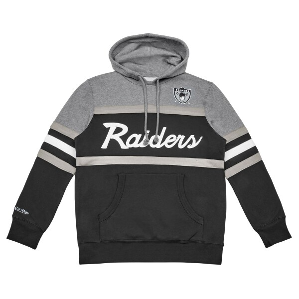 Mitchell & Ness Pánská mikina Las Vegas Raiders NFL Head Coach Throwback Football Hoodie Velikost: S