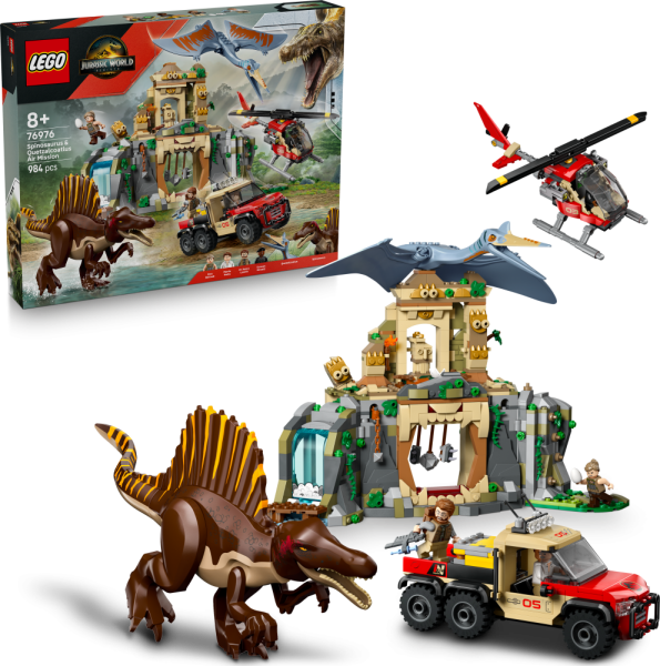 LEGO® Jurassic World 76976 Letecká mise se spinosaurem a quetzalcoatlem - LEGO® Minions