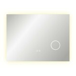 Kielle - Idolio Zrcadlo s LED osvětlením a vyhříváním, 60x80 cm, kosmetické zrcátko 50324011