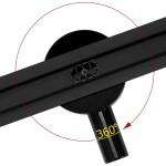 REA Lineární odtokový žlab Neo Slim 800 Pro černý REA-G8902