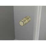MEXEN/S - Mist-F sprchový kout skládací dveře pravá 85 x 85, transparent, zlato kartáčovaná 8A6T-085-085-55-00-P