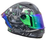 Helma na motorku Xrc Illustrator green - S / zelená