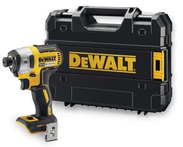 DeWalt DCF887NT / Aku rázový šroubovák s bezuhlíkovým motorem a 3 převodovými stupni / 18V XR / bez baterie / kufr