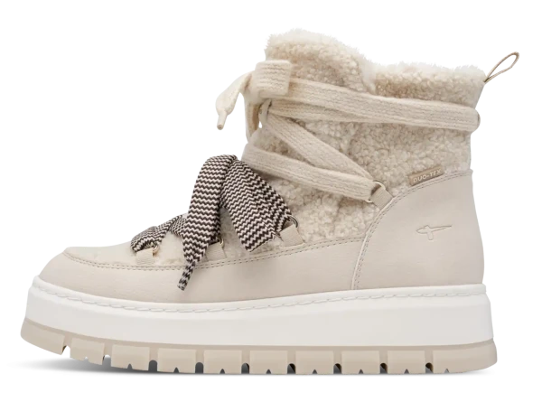 Tamaris 1-26223-47-418 Dámské zimní kotníkové boty ivory 40