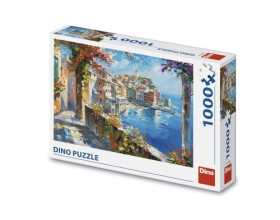 Puzzle Středomořské městečko 1000 dílků