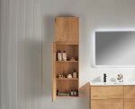 CERANO - Koupelnová skříňka vysoká Carole - dub medový - 45x150x34 CER-431647
