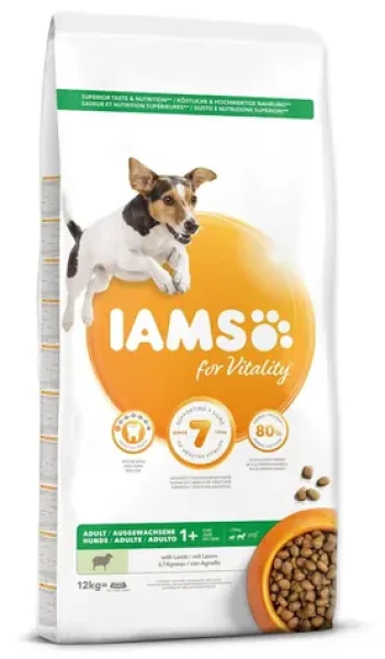 IAMS Dog Adult Small Medium Lamb 12kg / Granule pro psy / pro malá a střední plemena (1754-154015)