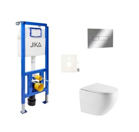 Závěsný WC set do lehkých stěn / předstěnová SAT SIKOJSREX67CR SIKOJSREX67CR
