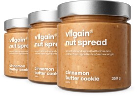 Vilgain Nut Spread – 3× Skořicovo-máslová sušenka 350 g