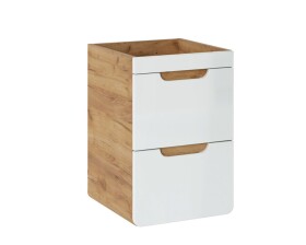 COMAD - Skříňka pod umyvadlo 40cm 2 zásuvky ARUBA BÍLÁ 5907611647196
