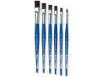 Štětec DaVinci Forte Basic modrý plochý - 2