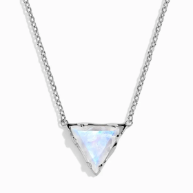 Royal Fashion stříbrný náhrdelník DR24902N-SILVER-MOONSTONE