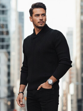 Pánský černý svetr FashionStreet WX2256z L